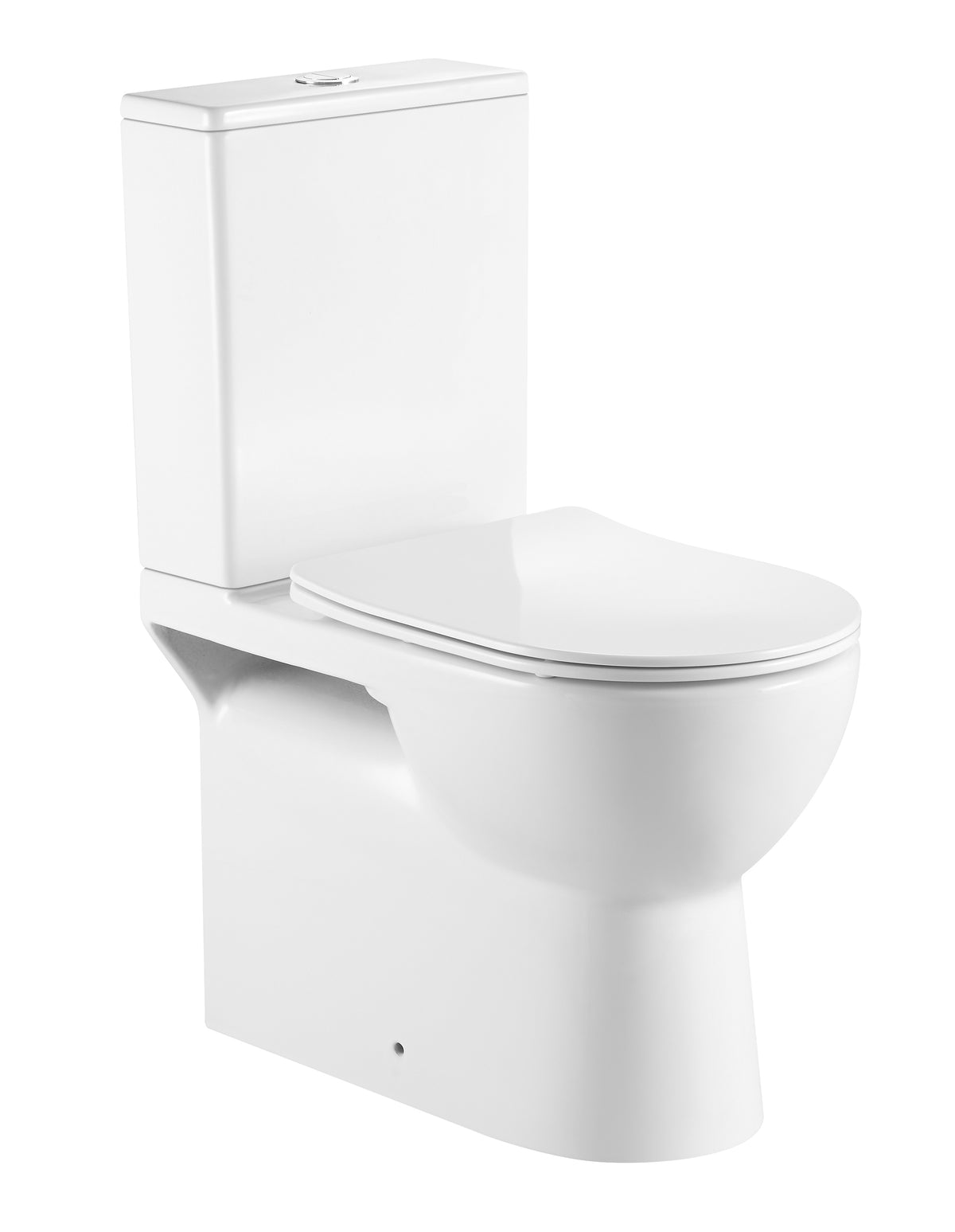 Buller 650 Back to Wall Rimless Toilet Suite – Gloss White