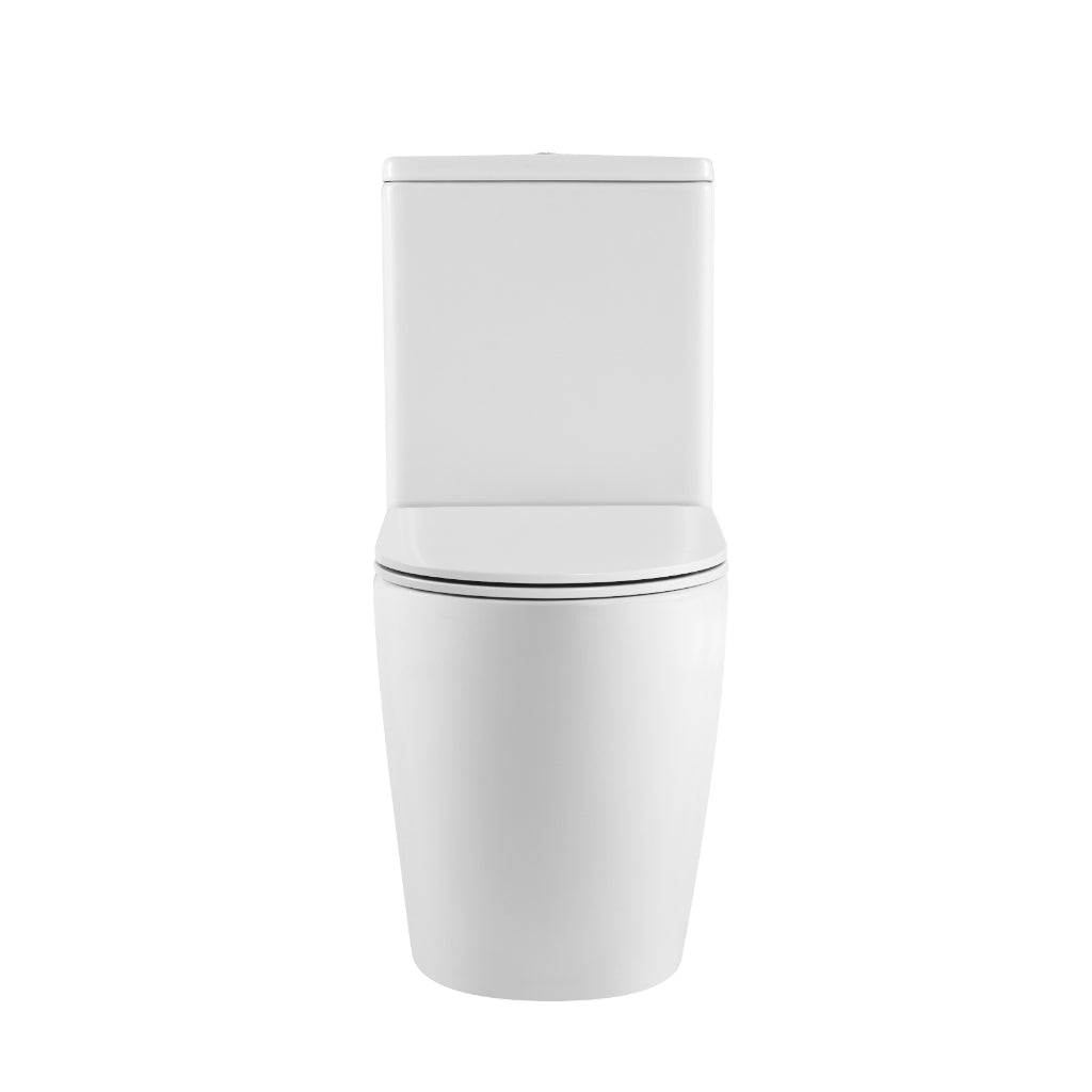 Buller 615 Rimless Toilet Suite - Compact Back to Wall Gloss White
