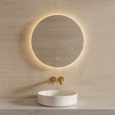 500/600/700/750/800/900/1200mm Round Backlit LED Mirror Touch Sensor Switch