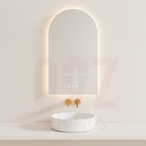 500x900mm Arch Backlit LED Mirror Motion Sensor Auto On Light