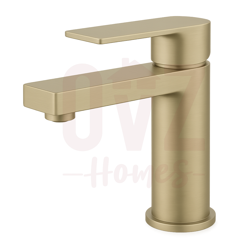 Bathroom Soft Square Solid Brass Basin Mixer Tap Vanity Tap Available In Colors Lead-free copper