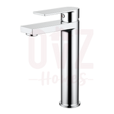 Square Brass Tall Basin Mixer Bathroom Vanity Tap Available in Various Colors Lead-free copper