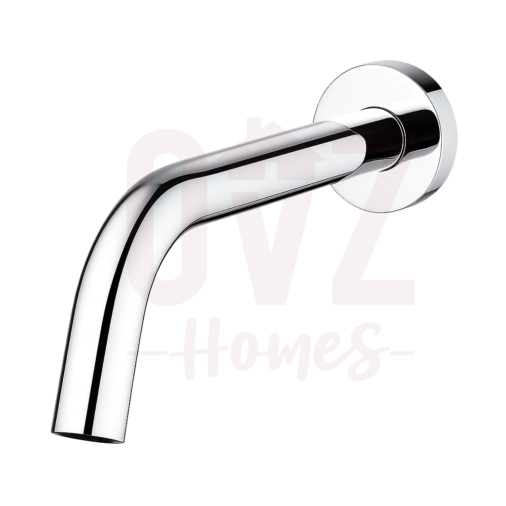 Round Stainless Steel Freestanding Bath Spout Floor Mounted Variant Colour Available Lead-free copper