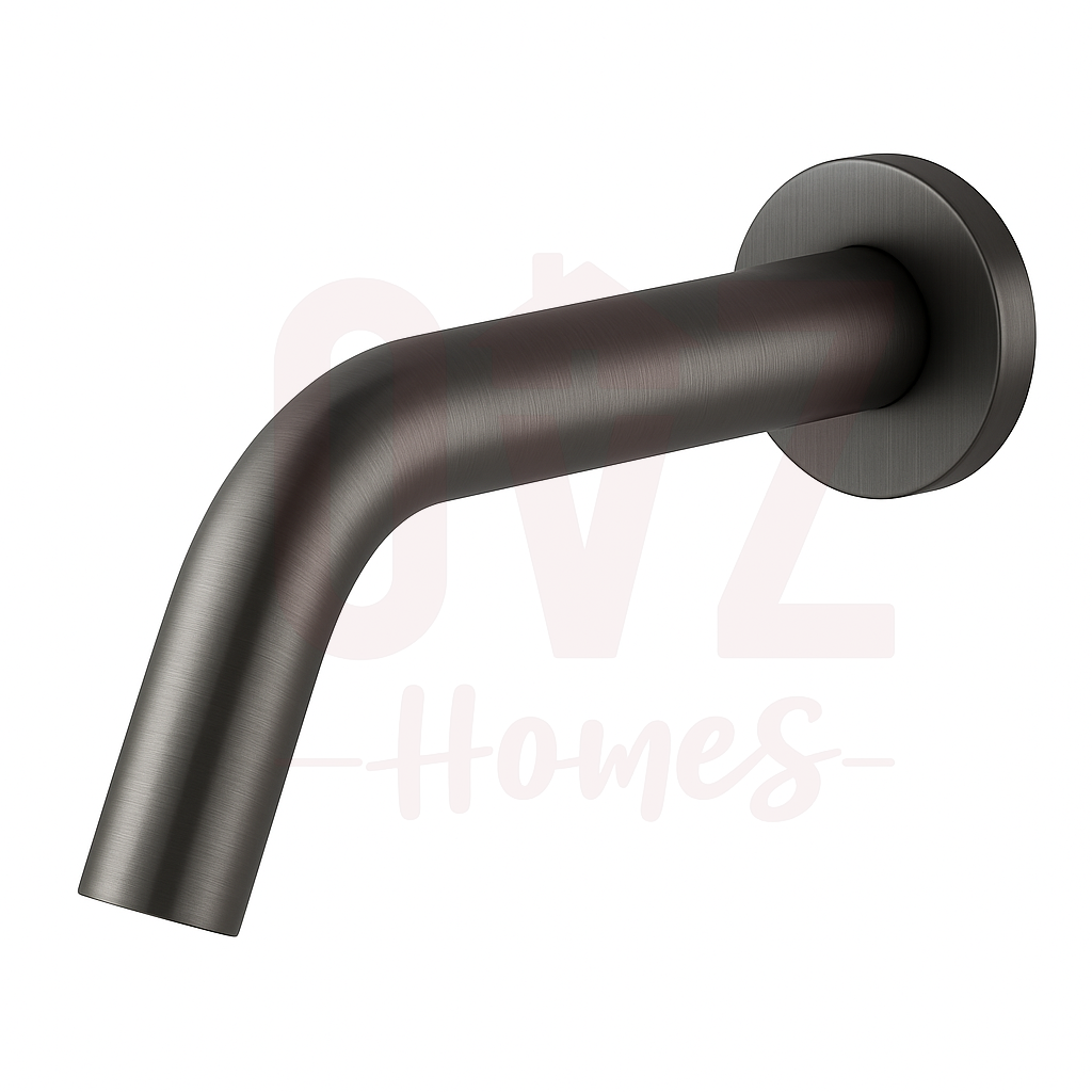 Round Stainless Steel Freestanding Bath Spout Floor Mounted Variant Colour Available Lead-free copper