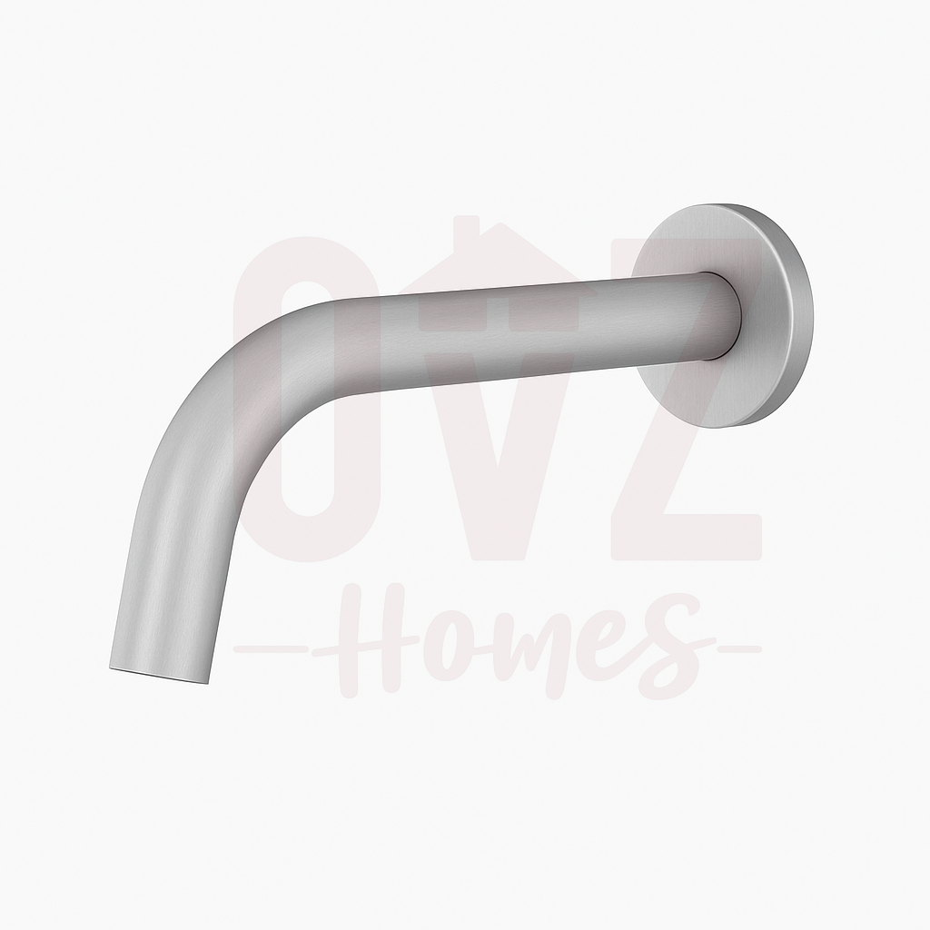 Round Stainless Steel Freestanding Bath Spout Floor Mounted Variant Colour Available Lead-free copper