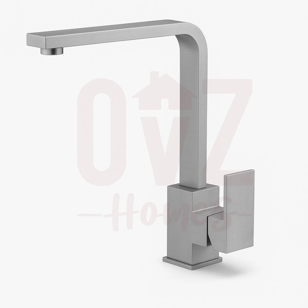 Swivel Sink Mixer Slim Rectangle Handle Variant Colour Available Lead-free copper