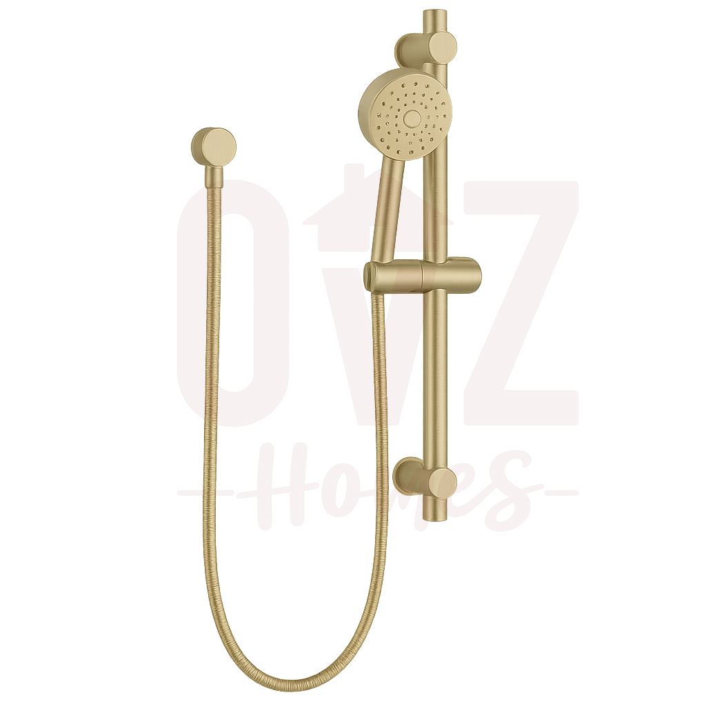 Round 3 Functions Handheld Shower with Wall Bracket Set Colour Available Lead-free copper