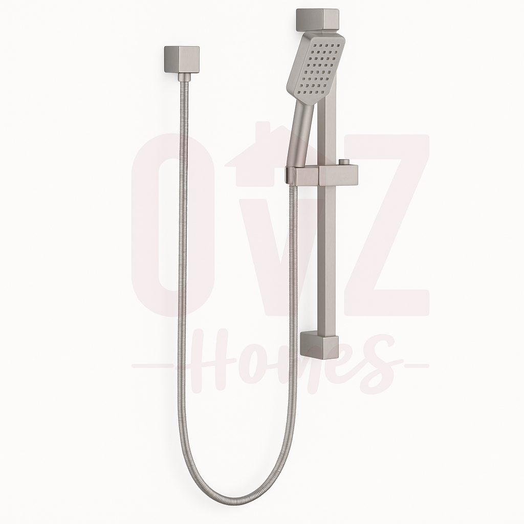 Square 3 Functions Handheld Shower with Wall Bracket Set Variant Colour Available Lead-free copper