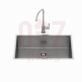 680*450*220mm Single Bowl Stainless Steel Handmade Sink for Undermount in kitchen and laundry Variant Colour Available
