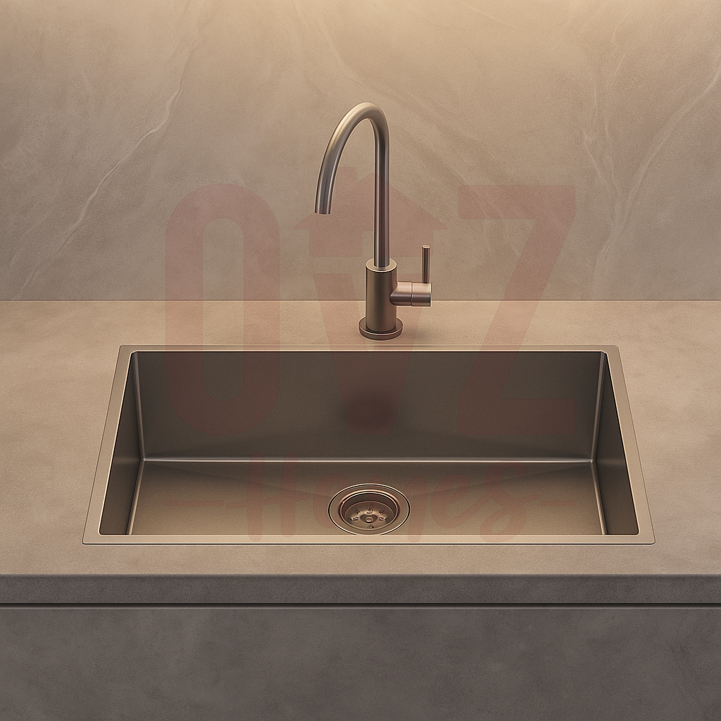 680*450*220mm Single Bowl Stainless Steel Handmade Sink for Undermount in kitchen and laundry Variant Colour Available