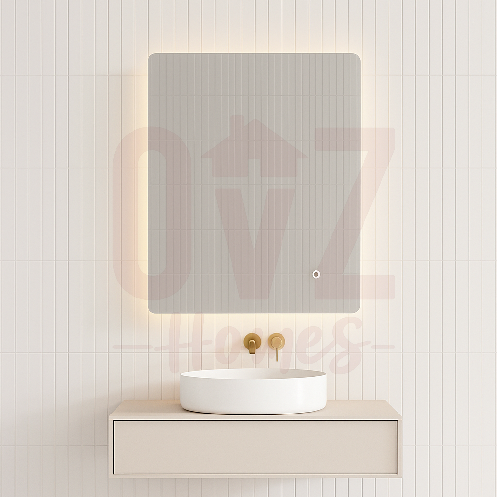 600/750/900/1200/1500mm Rectangle Backlit LED Mirror Touch Sensor Switch