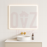 750/900/1200mm Rectangle Frontlit LED Mirror Touch Sensor Switch