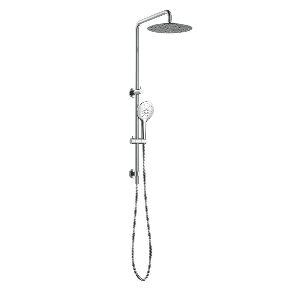Calla Twin Shower with Round Hand Shower