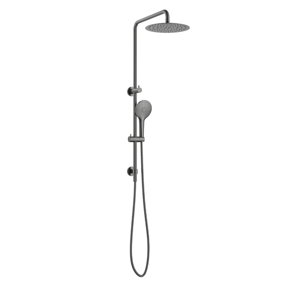 Calla Twin Shower with Round Hand Shower
