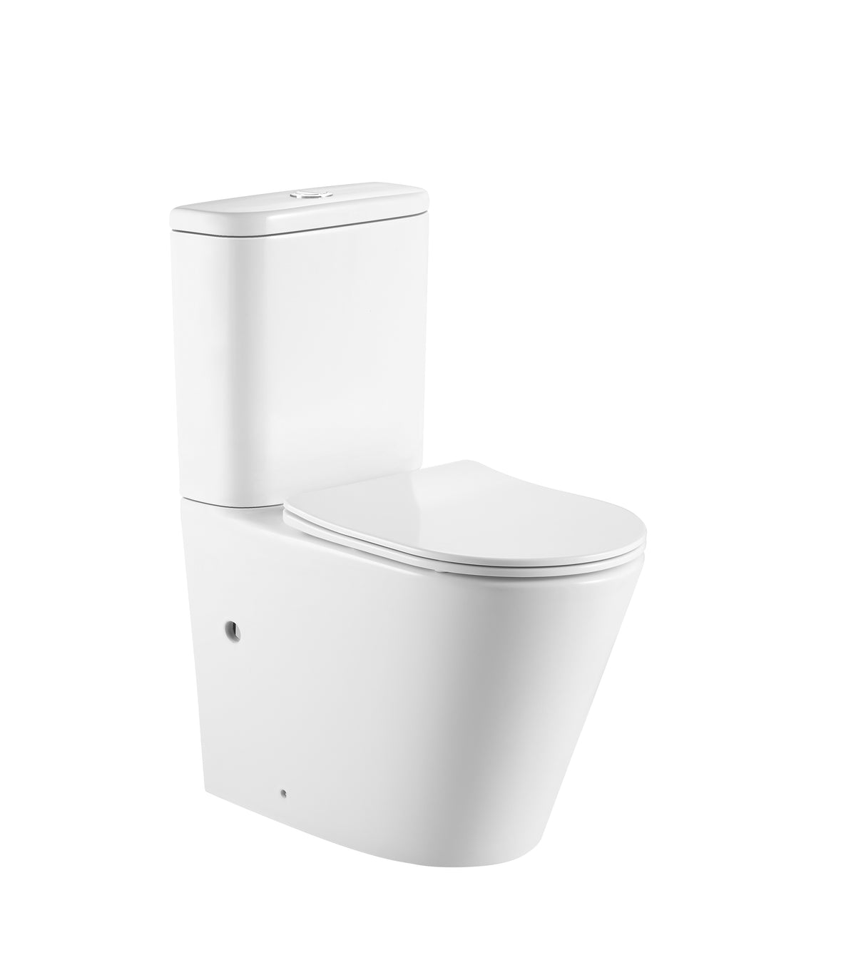 Camberwell 665 Back to Wall Tornado Toilet Suite – Gloss White