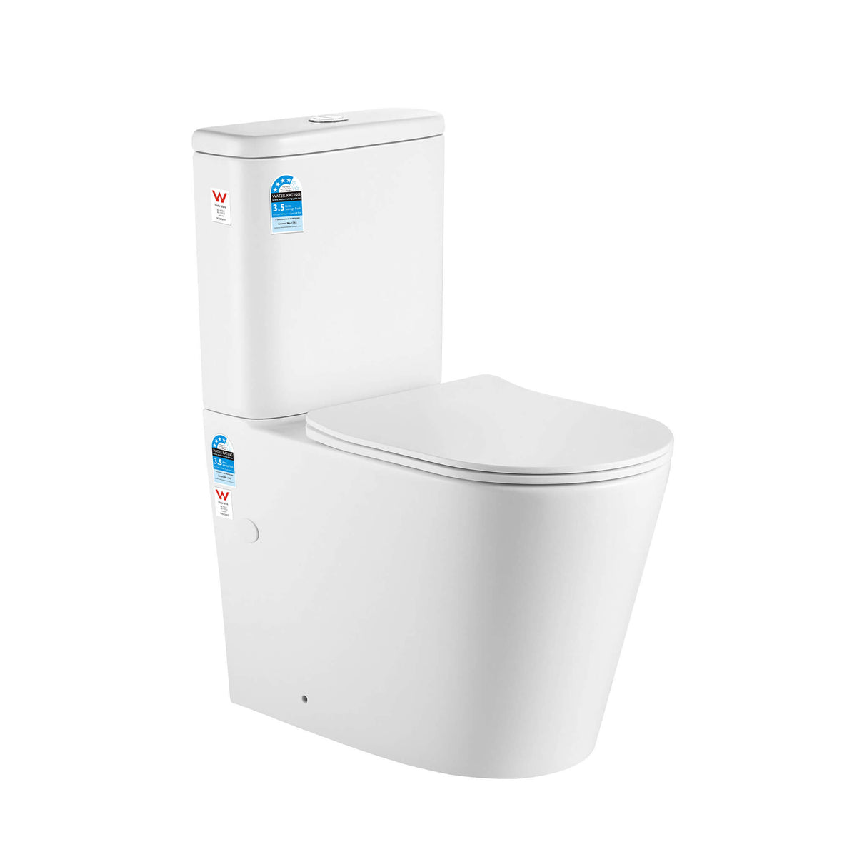 Calla 665 Back to Wall Tornado Toilet Suite – Gloss White