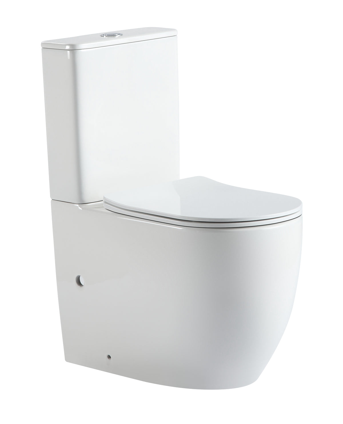Camberwell 660 Back to Wall Rimless Tornado Toilet Suite – Gloss White