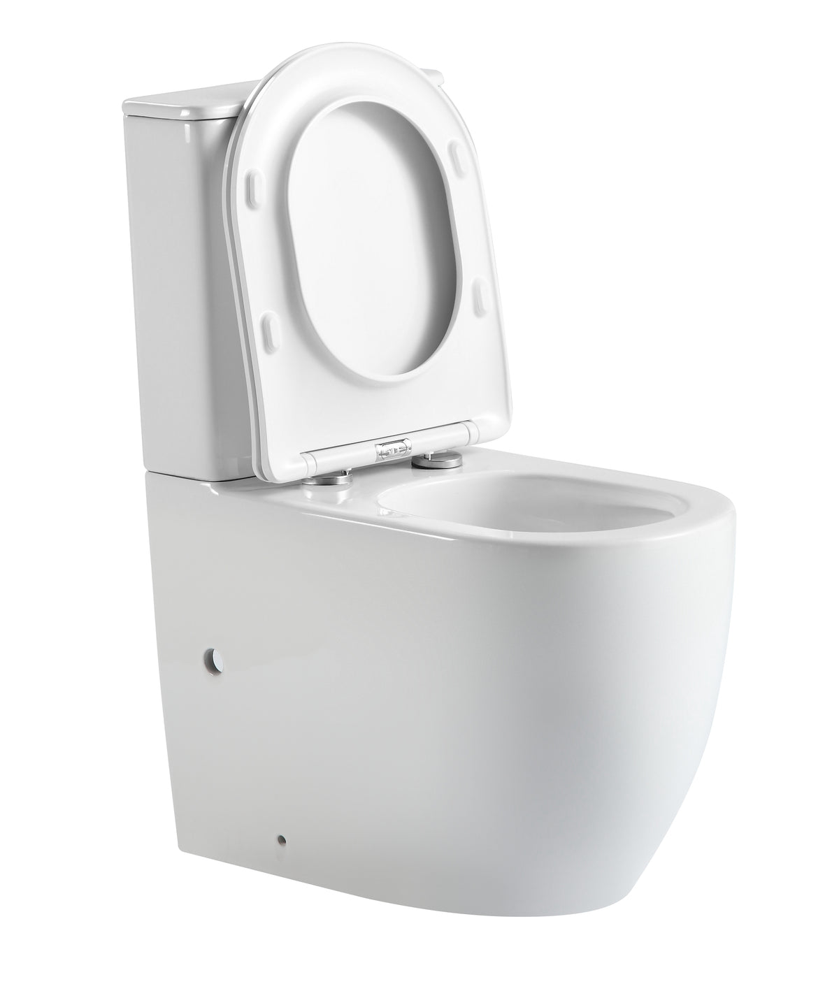 Camberwell 660 Back to Wall Rimless Tornado Toilet Suite – Gloss White