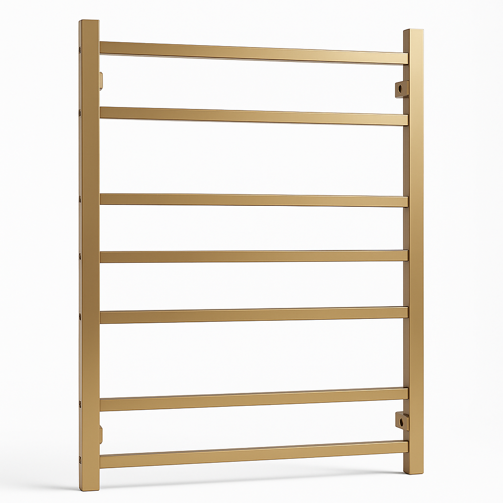 2+3+2 Bars 240V Square  Heated Towel Rail timer Variant Colour Available