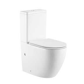 Buller 615 Rimless Toilet Suite - Compact Back to Wall Gloss White