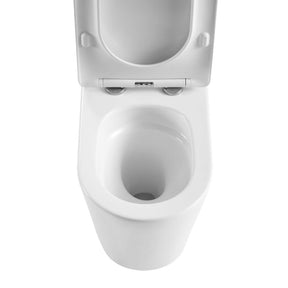 Canterbury 660 Back to Wall Rimless Tornado Toilet Suite – Gloss White