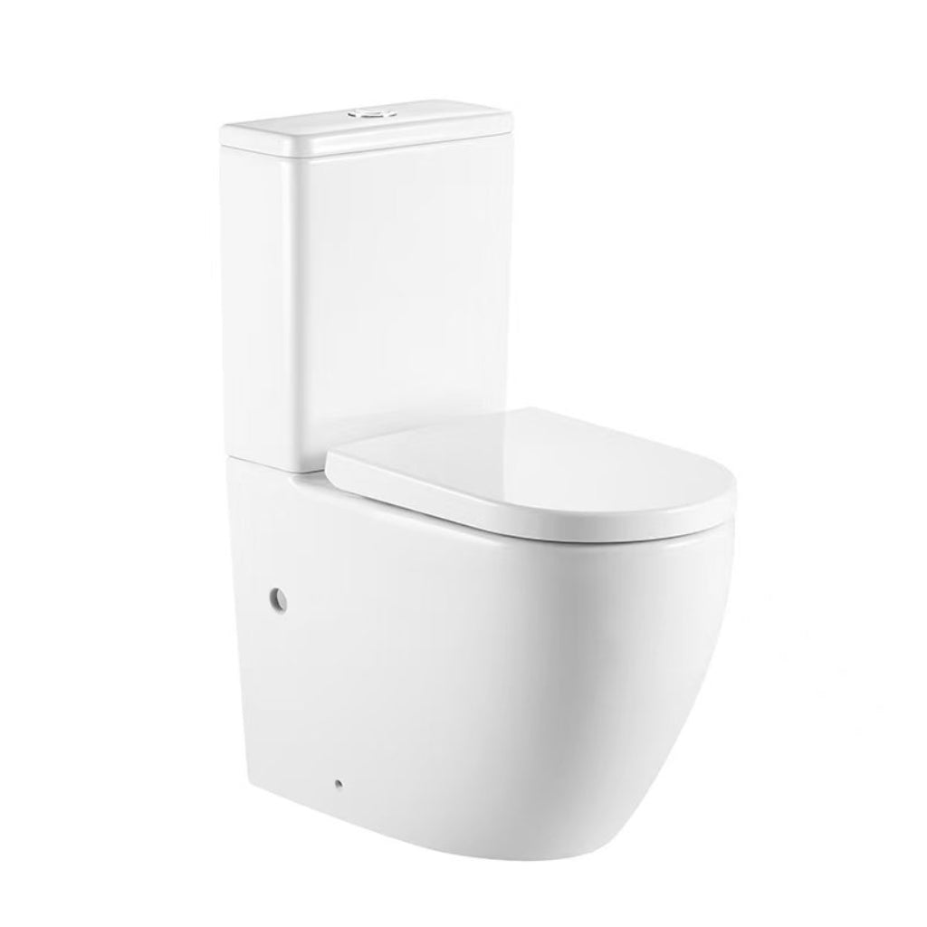 Buller 615 Back to Wall Rimless Toilet Suite – Gloss White