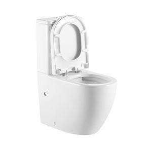 Buller 615 Back to Wall Rimless Toilet Suite – Gloss White