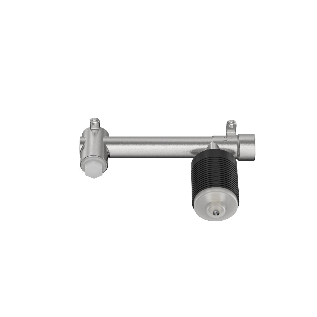 Calla Rounded Square Basin/Bath Wall Mixer with Wall Plate