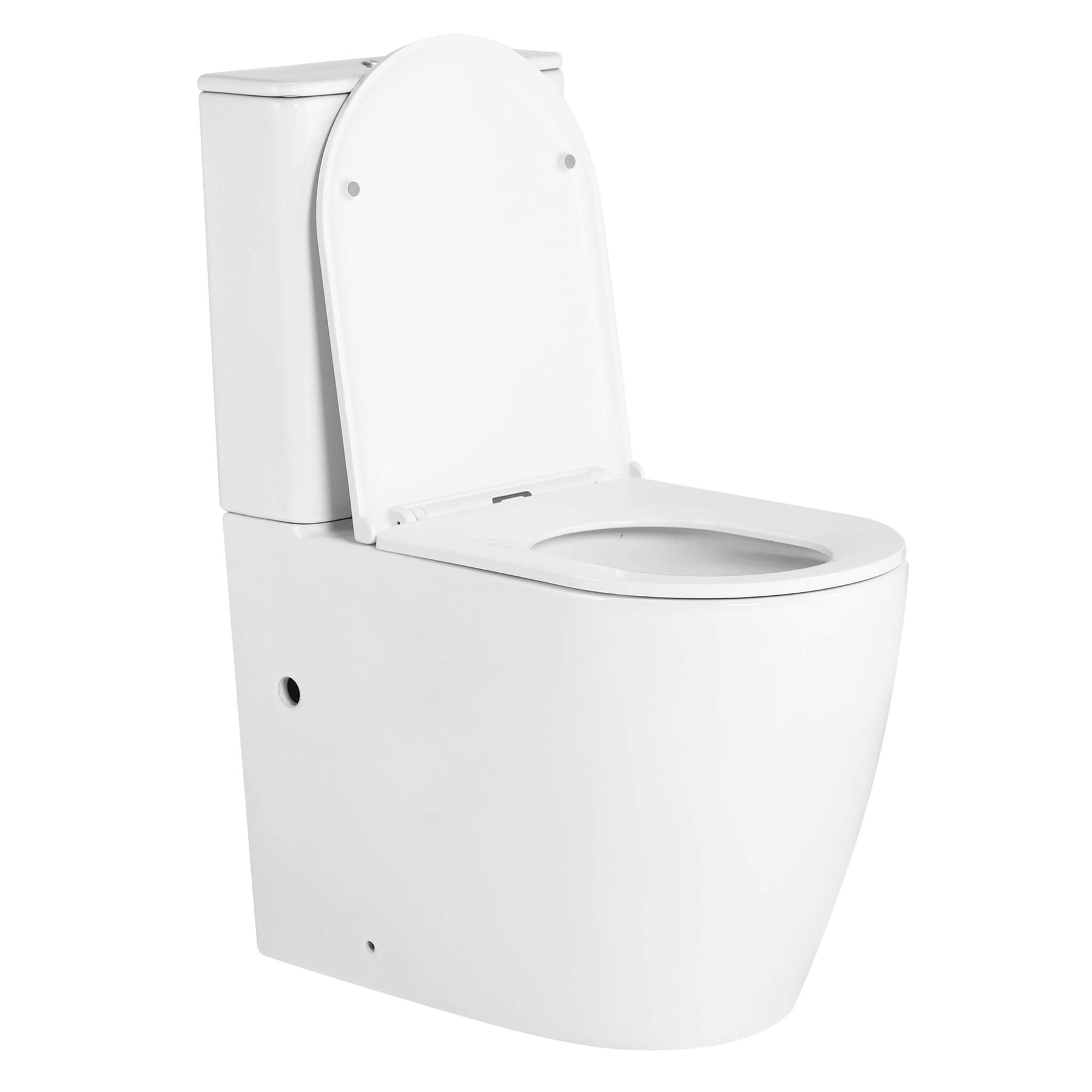 Lumi 665 Back to Wall Rimless Tornado Toilet Suite
