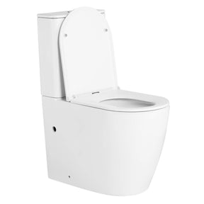 Lumi 665 Back to Wall Rimless Tornado Toilet Suite