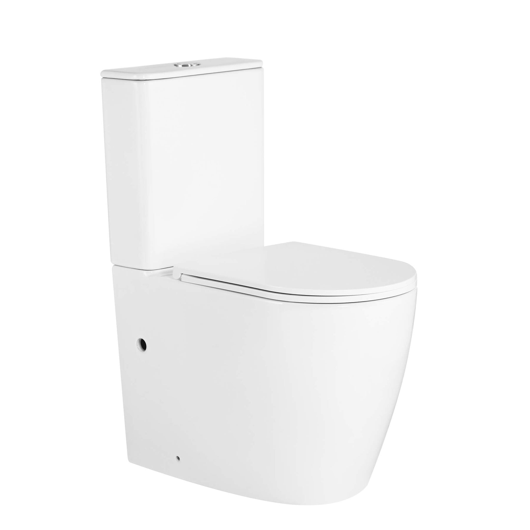 Lumi 665 Back to Wall Rimless Tornado Toilet Suite