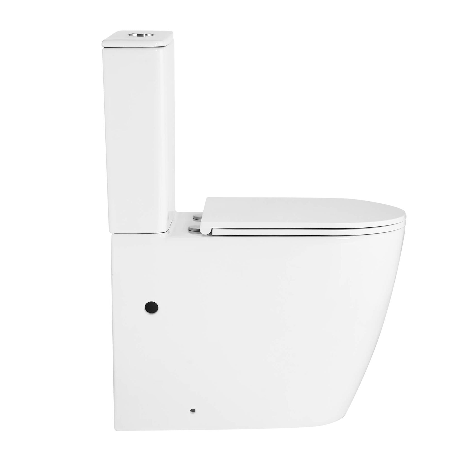 Lumi 665 Back to Wall Rimless Tornado Toilet Suite