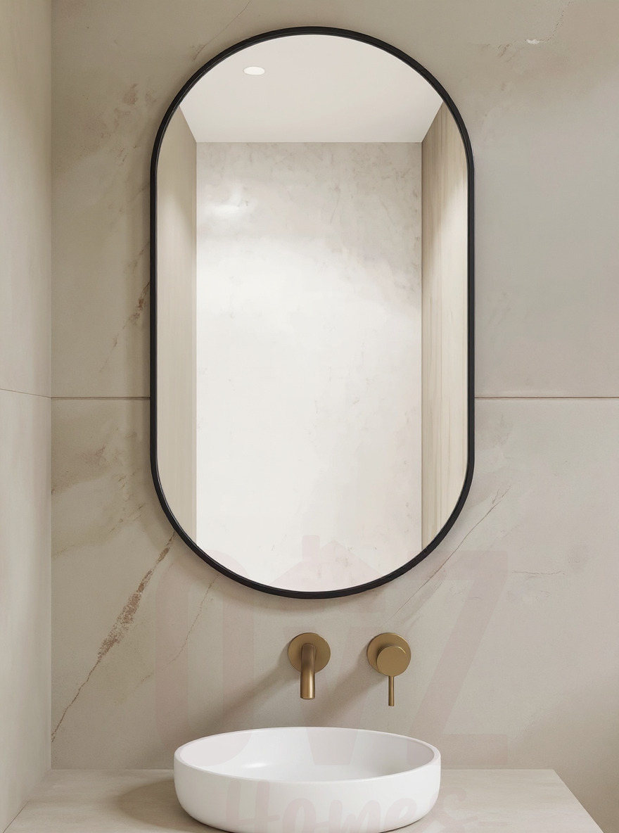 400x900mm Oval  Standard Mirror