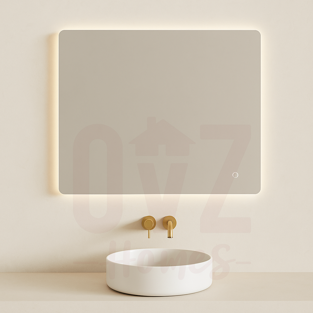 450/500/600/900/1200/1500mm Rectangle Backlit LED Mirror Touch Sensor Switch