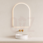 450/500/600mm Arch Backlit LED Mirror Touch Sensor Switch