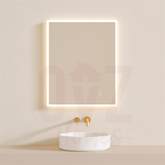 450/500/600/750/900/1200/1500mm Rectangle Frontlit LED Mirror Touch Sensor Switch