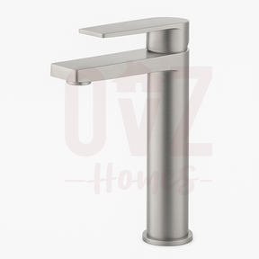 Square Brass Tall Basin Mixer Bathroom Vanity Tap Available in Various Colors Lead-free copper