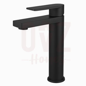 Square Brass Tall Basin Mixer Bathroom Vanity Tap Available in Various Colors Lead-free copper