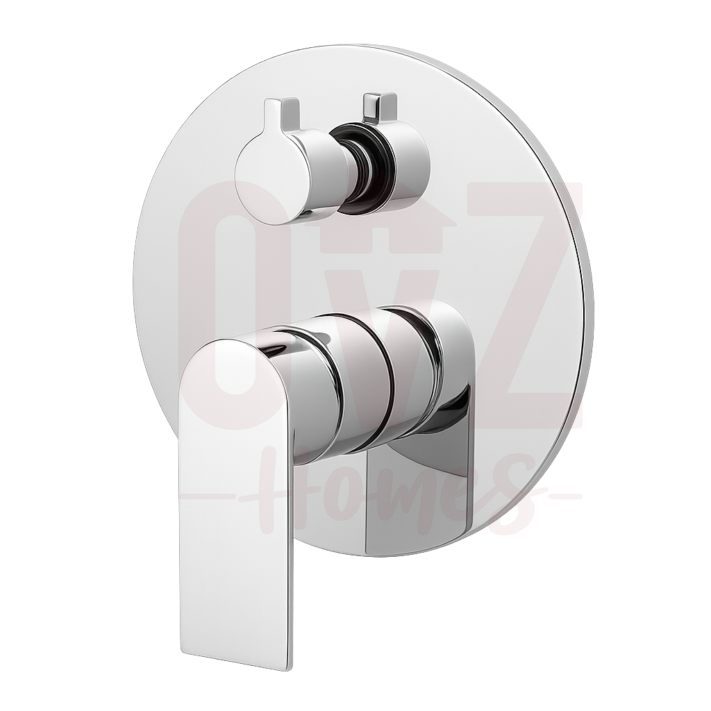 Wall Shower/Bath Diverter Mixer Matt In Various Colour Lead-free copper