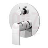 Wall Shower/Bath Diverter Mixer Matt In Various Colour Lead-free copper