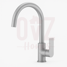 Round  360° Swivel Sink Mixer Tap Gooseneck Spout