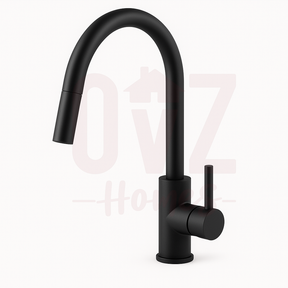 Brass Round Pull Out Sink Mixer Tap with 360° Swivel Variant Colour Available Lead-free copper