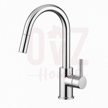 Brass Round Pull Out Sink Mixer Tap with 360° Swivel Variant Colour Available Lead-free copper