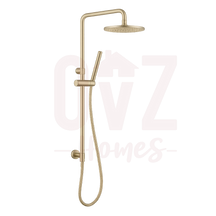 Round Sliding Shower Rail with 3 Mode Handheld Shower Set Variant Colour Available Lead-free copper