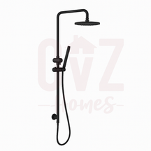 Round Sliding Shower Rail with 3 Mode Handheld Shower Set Variant Colour Available Lead-free copper