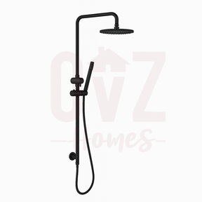 Round Sliding Shower Rail with 3 Mode Handheld Shower Set Variant Colour Available Lead-free copper