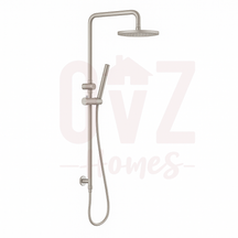 Round Sliding Shower Rail with 3 Mode Handheld Shower Set Variant Colour Available Lead-free copper