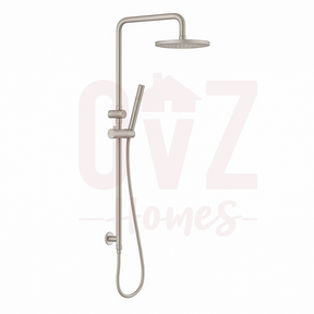 Round Sliding Shower Rail with 3 Mode Handheld Shower Set Variant Colour Available Lead-free copper