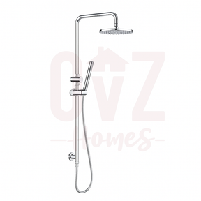 Round Sliding Shower Rail with 3 Mode Handheld Shower Set Variant Colour Available Lead-free copper