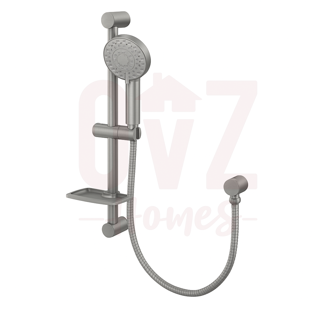 Round 3 Functions Handheld Shower with Wall Bracket Set Colour Available Lead-free copper